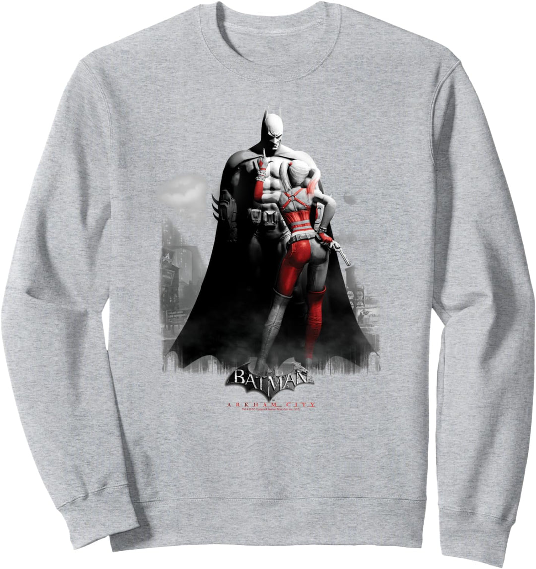 Batman: Arkham City Harley Quinn and Bats Sweatshirt