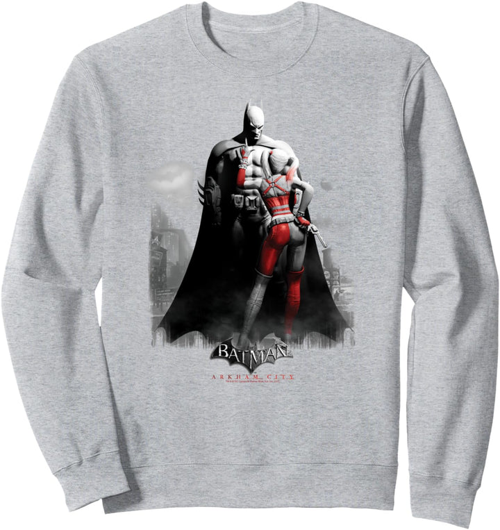 Batman: Arkham City Harley Quinn and Bats Sweatshirt