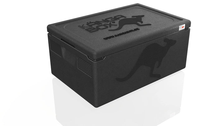 KÄNGABOX® Thermobox Expert GN 1/1 - Die Thermobox für Profis. 21-46 Liter EPP Isolierbox Schwarz 39
