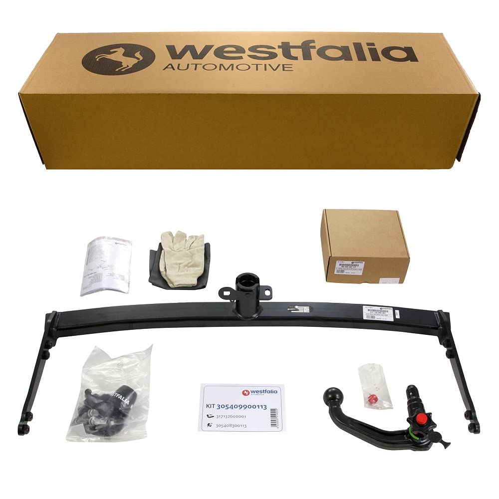 Westfalia Abnehmbare Anhängerkupplung für VW Golf 7 Limo (BJ 06/14-06/20), T-Roc (07/17-), Audi A3 (