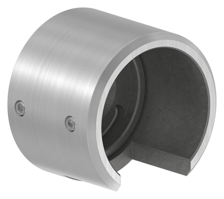 STEINBACHER© | Edelstahl Wandbefestigung für Nutrohr 42,4mm, links, V4A