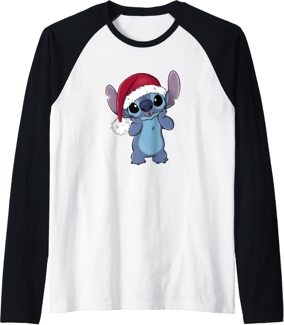 Disney Lilo & Stitch Weihnachten Hat Head In Hands Wonder Raglan
