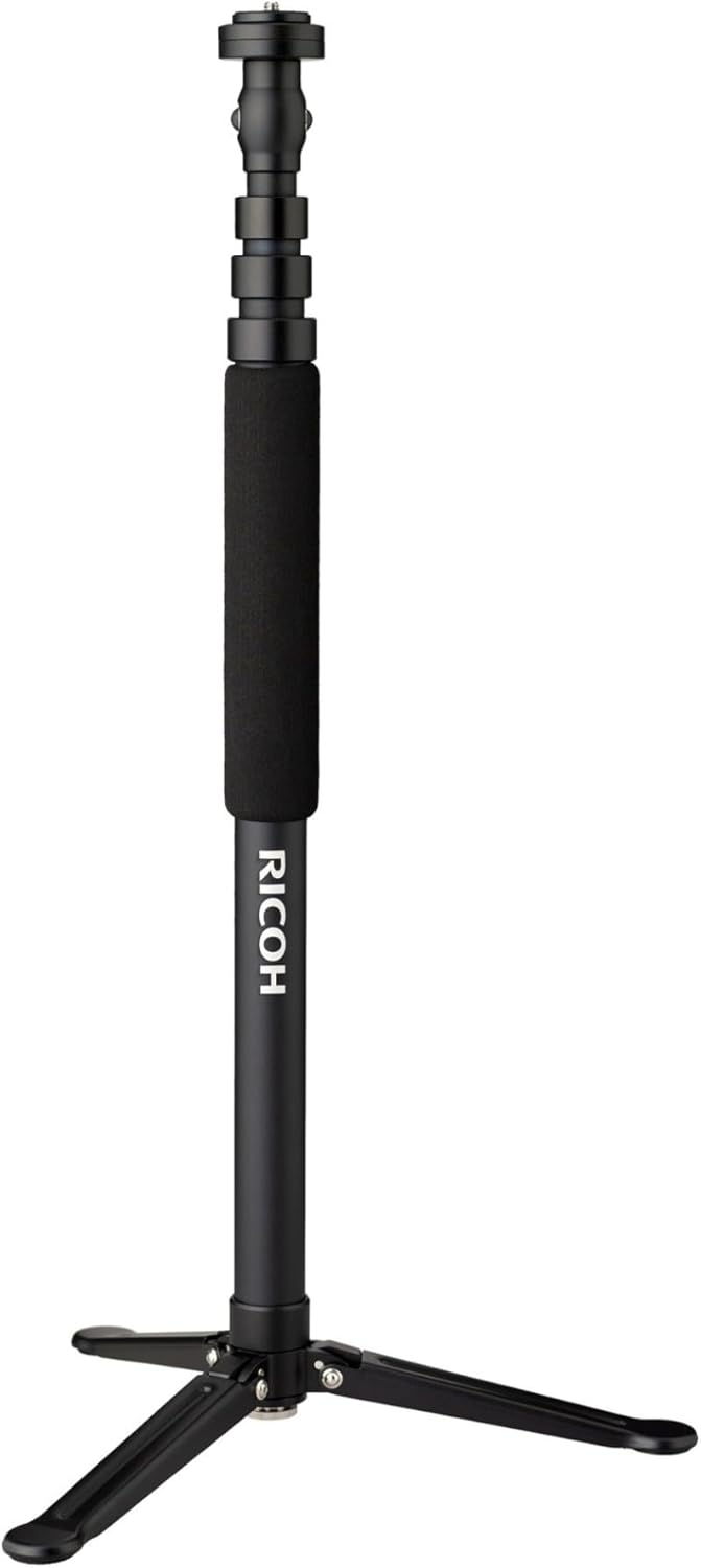 RICOH THETA-Stativ TD-1: Mit allen RICOH THETA-Modellen der Reihe kompatibel, Abmessungen des Einbei