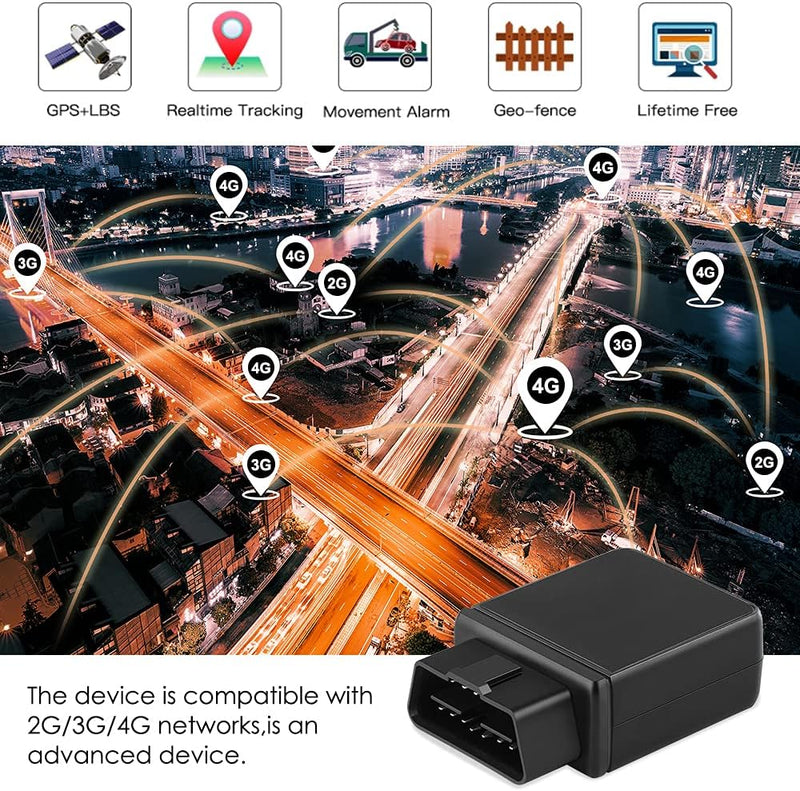 4G LTE OBD GPS Tracker Fahrzeug Tracker Echt-Zeit Tracking GPS Locator OBDII Stecker & Play Fahren V