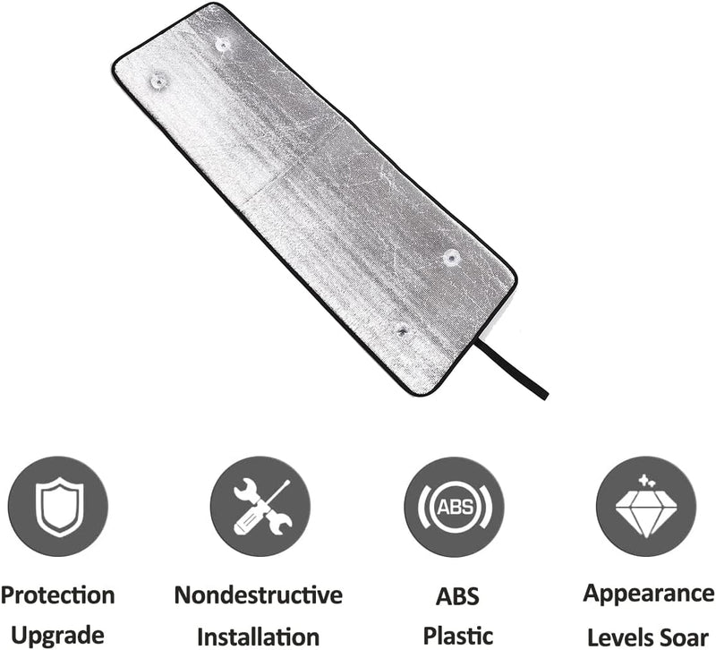 Faltbare reflektierende Sonnenblende für die Windschutzscheibe, für LR Defender 90 110 2004–2022, fü