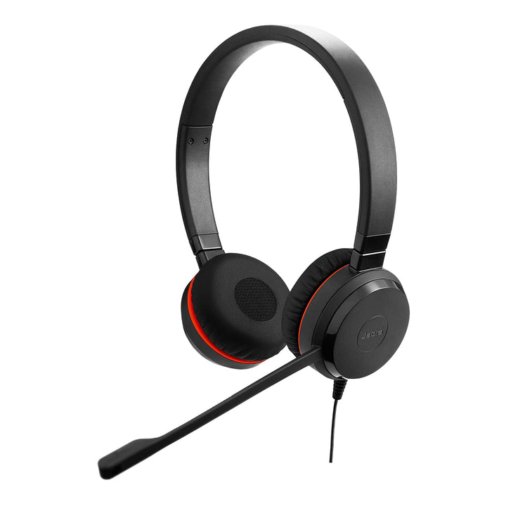 Jabra Evolve 20 SE Stereo Headset, USB-C Kabel mit Anrufsteuerung, Microsoft Teams zertifiziert, Sch
