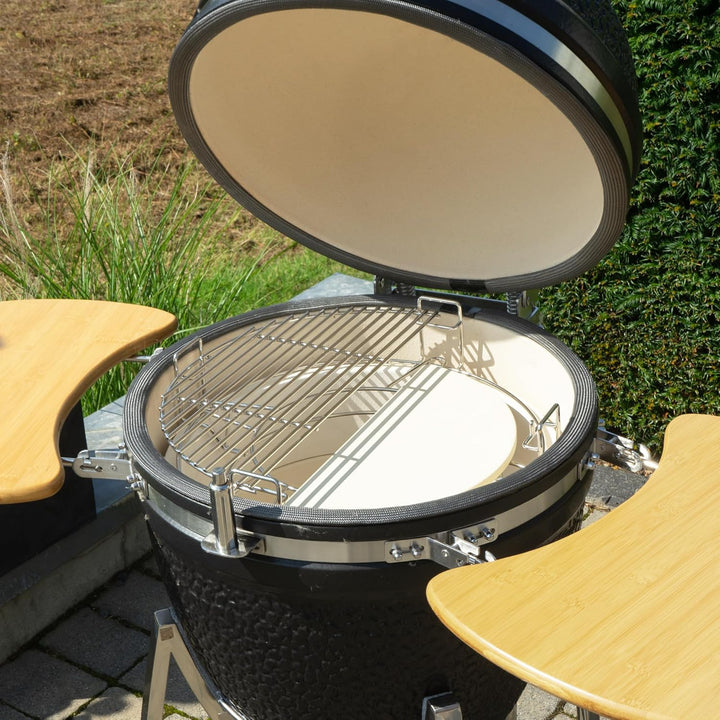 BBQ-Toro flexibles Kochsystem für Kamadogrill Ø 52 cm | Edelstahl Grillaufsatz 3 Ebenen mit Grillros