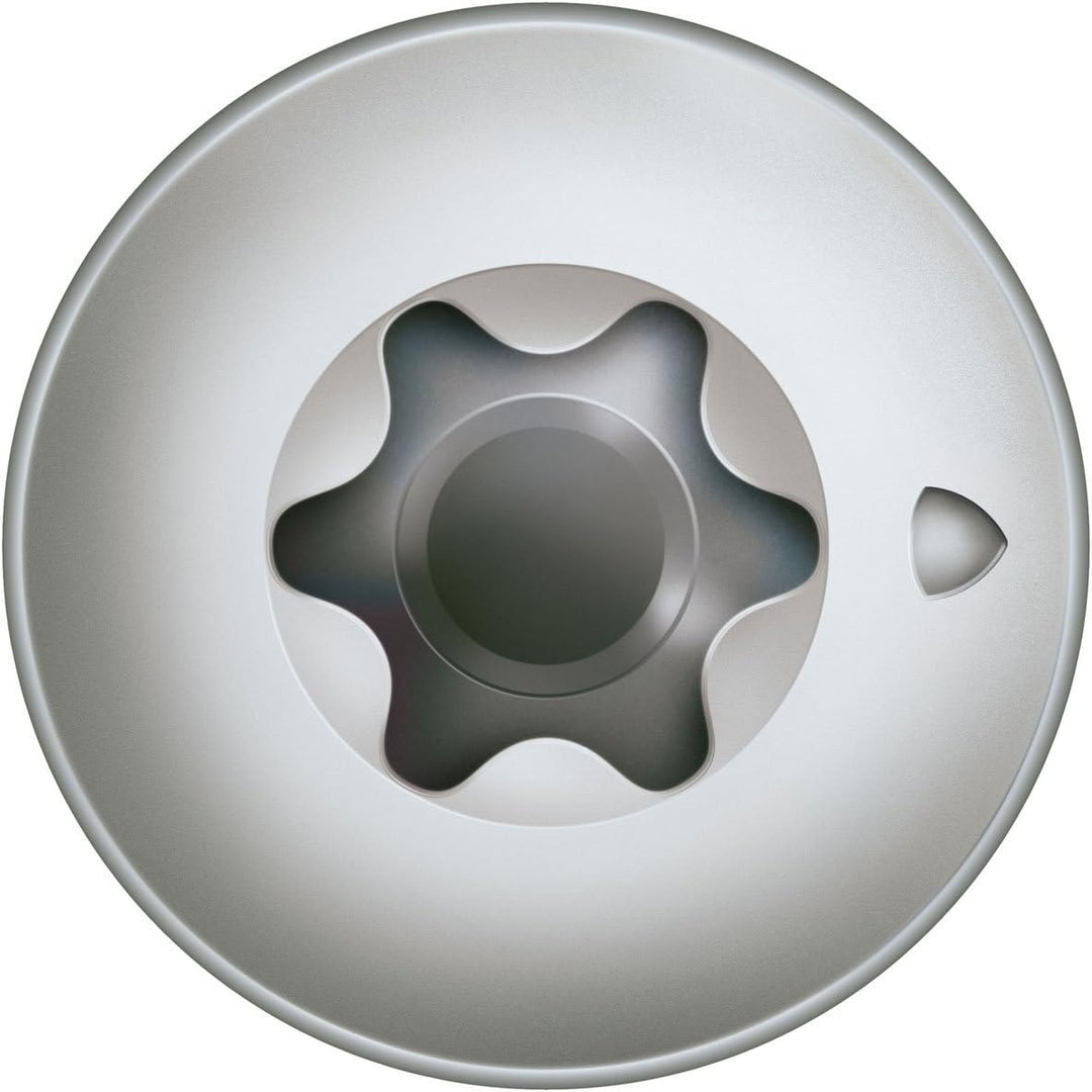 SPAX 35708000601001 Die Pfostenschraube, Zentrierkopf, T-STAR plus, CUT, Vollgewinde, Edelstahl rost