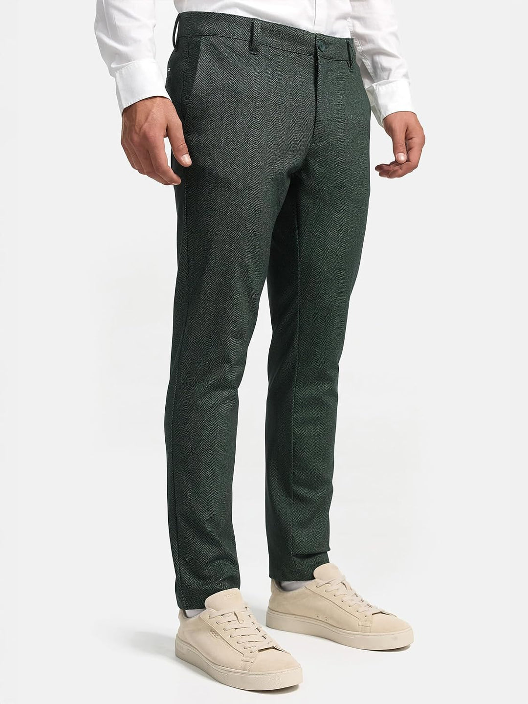 Indicode Herren Rodekro Performance Pants Chinohose Stoffhose mit Stretch | Bequeme Chinohose mit Su