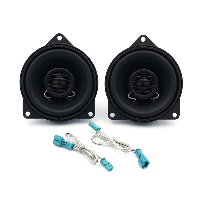 Audison APBMW X4M – 100-mm 2-Wege-Koaxiallautsprecher-Paar für BMW/MINI, 80W Peak, Plug & Play-Monta