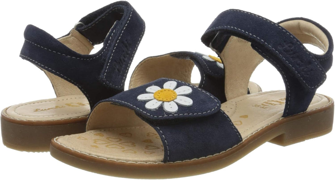Lurchi Mädchen Zenzi Riemchensandalen 26 EU Blau Navy 22, 26 EU Blau Navy 22