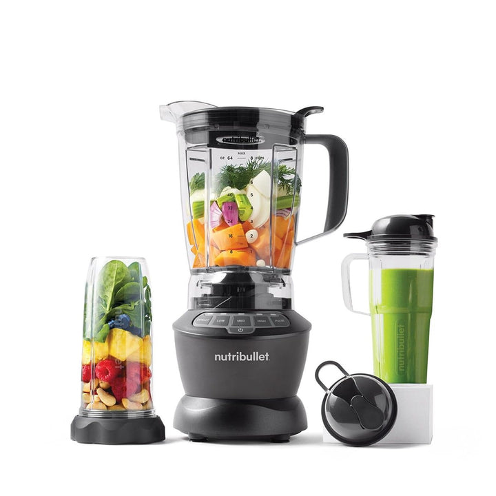 Nutribullet Combo Heiss- und Kaltmixer in Anthrazitgrau – Enthält eine leistungsstarke Basis mit 120