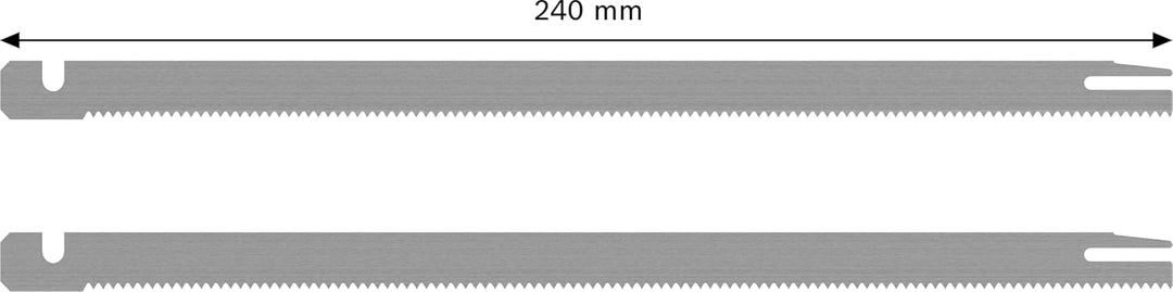 Bosch 2x PRO Foam GSG300 Sägeblatt, 200 mm (für Schaum, Schaum, Länge mm, Professional Zubehör Schau