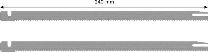 Bosch 2x PRO Foam GSG300 Sägeblatt, 200 mm (für Schaum, Schaum, Länge mm, Professional Zubehör Schau