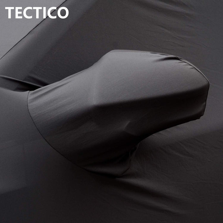 TECTICO Indoor SUV Autoplane Elastisch Atmungsaktiv Staubschutz Weich Stretch Stoff Autoabdeckung fü