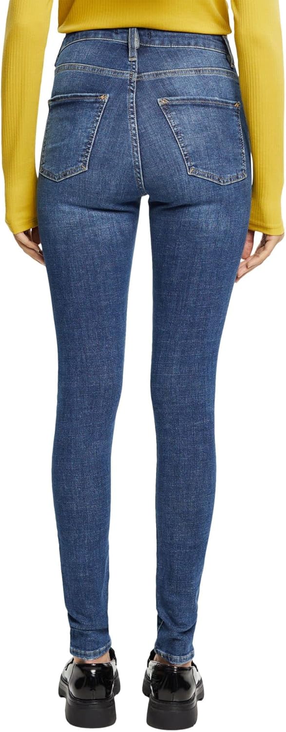 ESPRIT Damen Jeans 26W / 32L 901/Blue Dark Wash, 26W / 32L 901/Blue Dark Wash