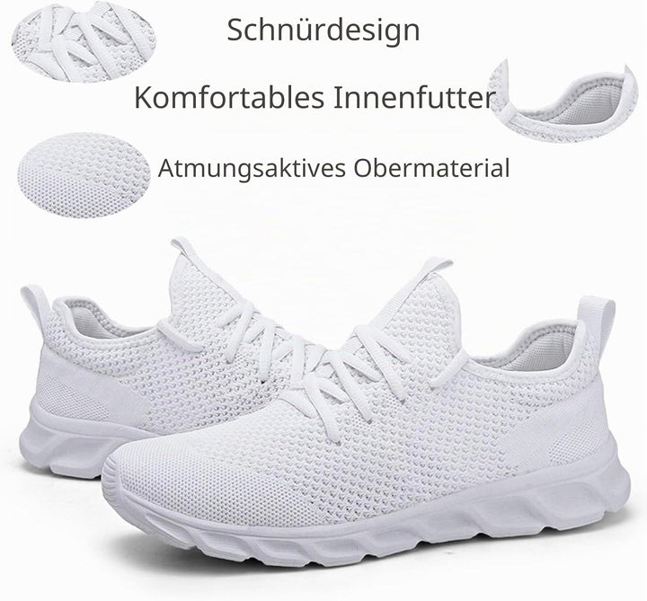 Damyuan Herren Laufschuhe Turnschuhe Sportschuhe Sneaker Running Tennis Schuhe Freizeit Strassenlauf