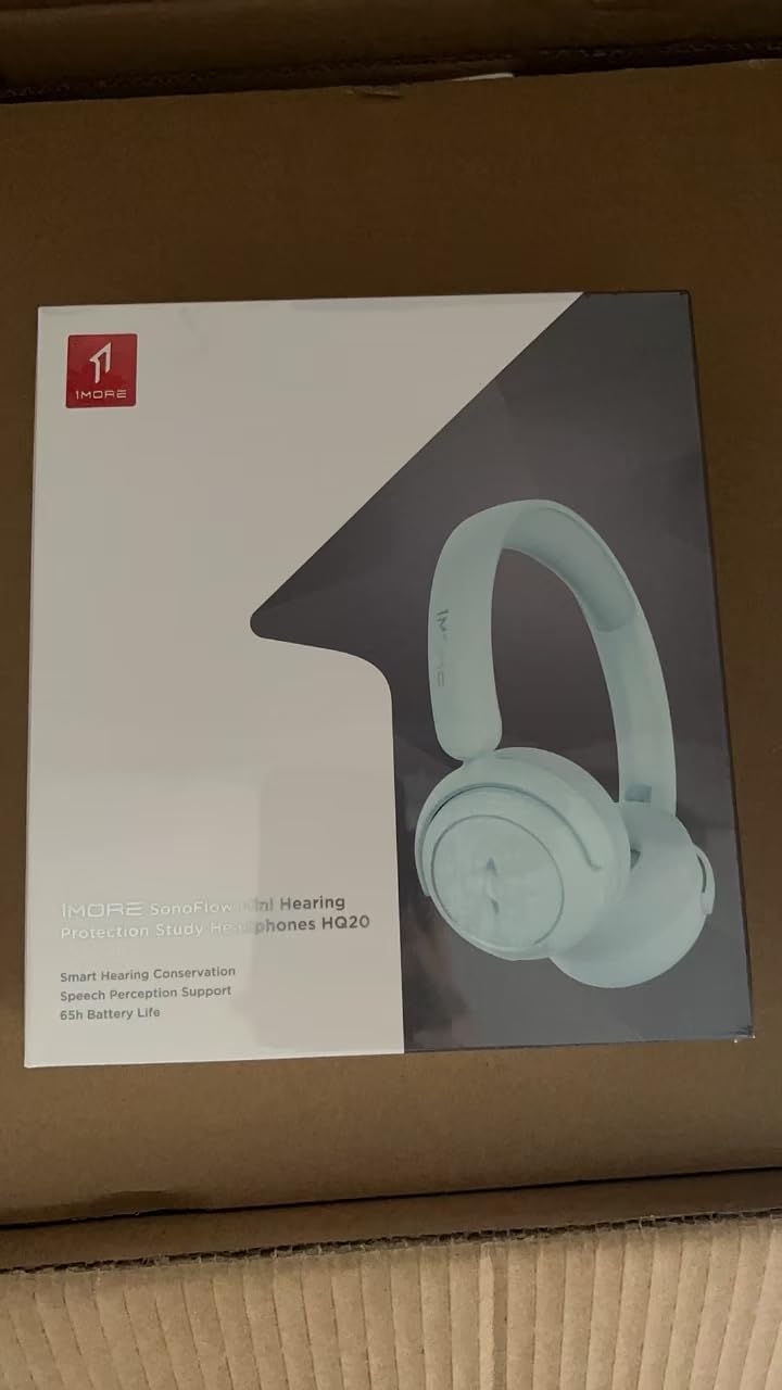 1MORE HQ20 Bluetooth Kopfhörer Kinder, Leicht-Kopfhörer Kabellos mit 75/85/90dB Lautstärkegrenze, 65