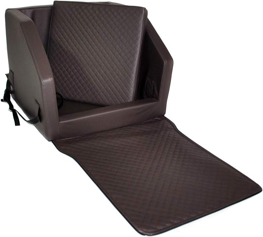 Mayaadi-Home Hundeautositz Beno Hundesitz Hundebett Autokörbchen Autositz Kunst Leder Auto Sitz Wass