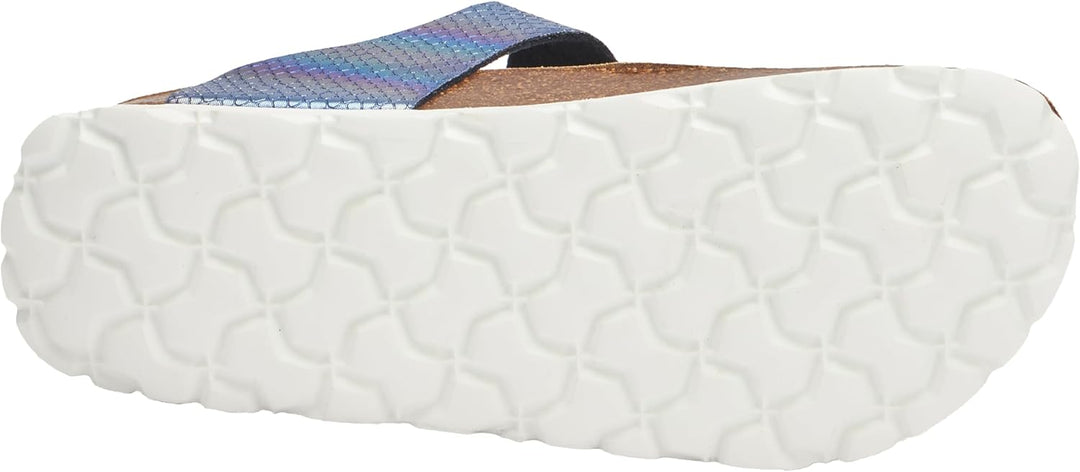 Superfit Mädchen Fussbettpantoffel Sandale 26 EU Blau 8000, 26 EU Blau 8000