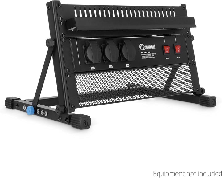 Adam Hall 19'' Parts RACK STAND 06 - Verstellbarer 19" Rackständer, 6HE, schwarz
