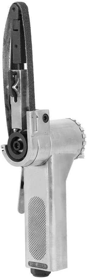 Luft Bandschleifer, 16000rpm Pneumatische Bandschleifmaschine, 1/4 Air Belt Sander zum Schleifen von