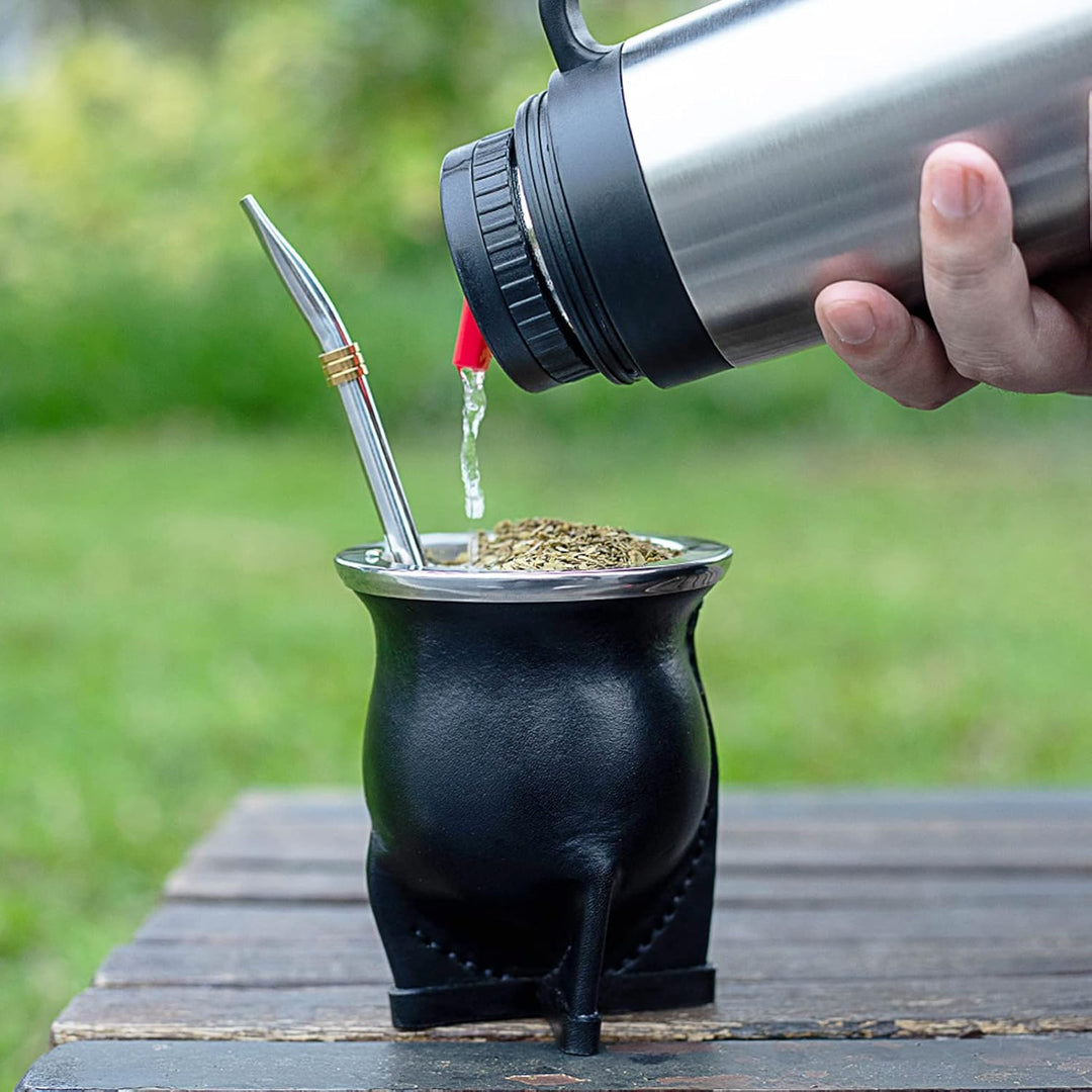 Argentinische Yerba Mate Teetasse mit Keramikfutter Strohhalm Teetasse Eine Bombilla Mate mit Reinig