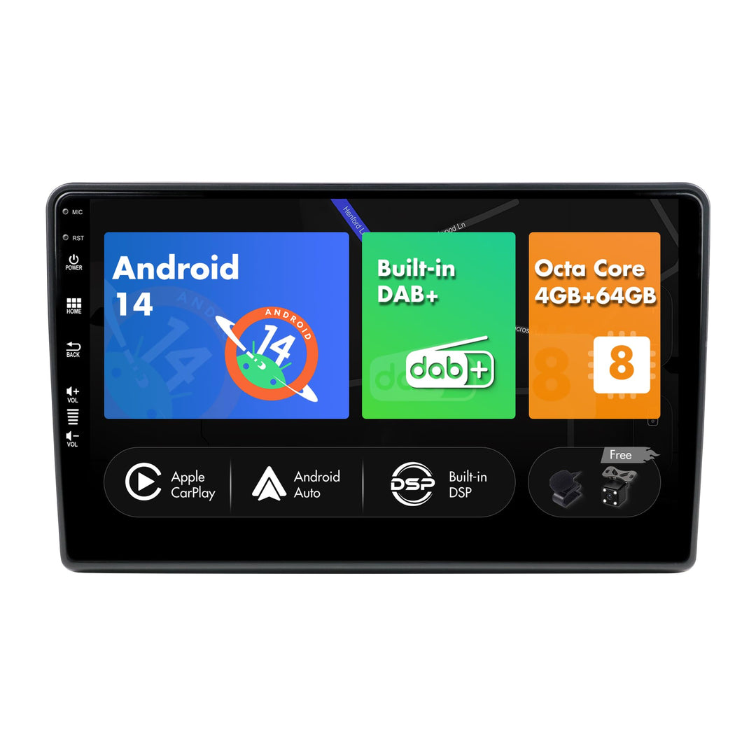 BXLIYER - Built-in DAB - Android 12 IPS Autoradio für FIAT Ducato/Citroen Jumper/Peugeot Boxer - Ein