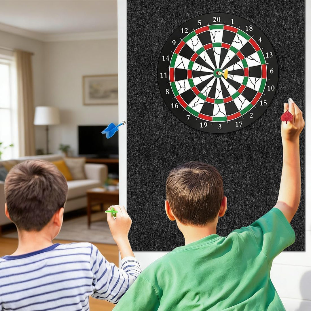Dart Wandschutz, Filz-Dartboard-Wandschutz, Wandschutz Dartscheibe, Selbstklebende Dartscheiben Umra