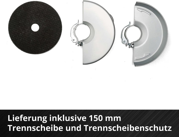 Einhell Akku-Winkelschleifer AXXIO 18/150 Power X-Change (18 V, 150 mm Scheibendurchmesser, 40 mm Sc