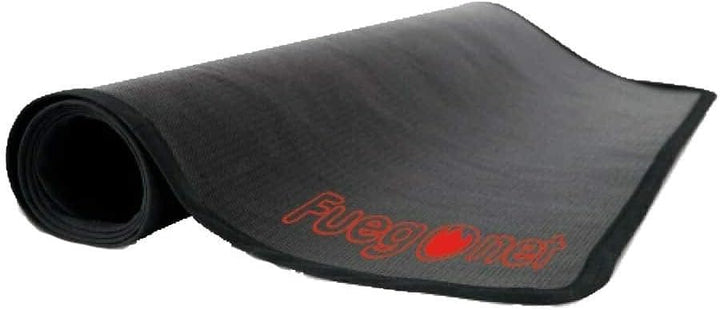 FUEGO NET fuegonet 231437 Teppich, feuerfest, 6.5 x 50 x 6.5 cm, Schwarz