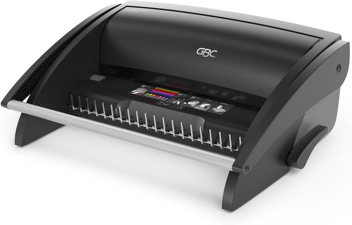 GBC 4401844 CombBind C110 Bindegerät, manuell, mit Dokumenten-Farbskala , stanzt 12, bindet 195 Blat
