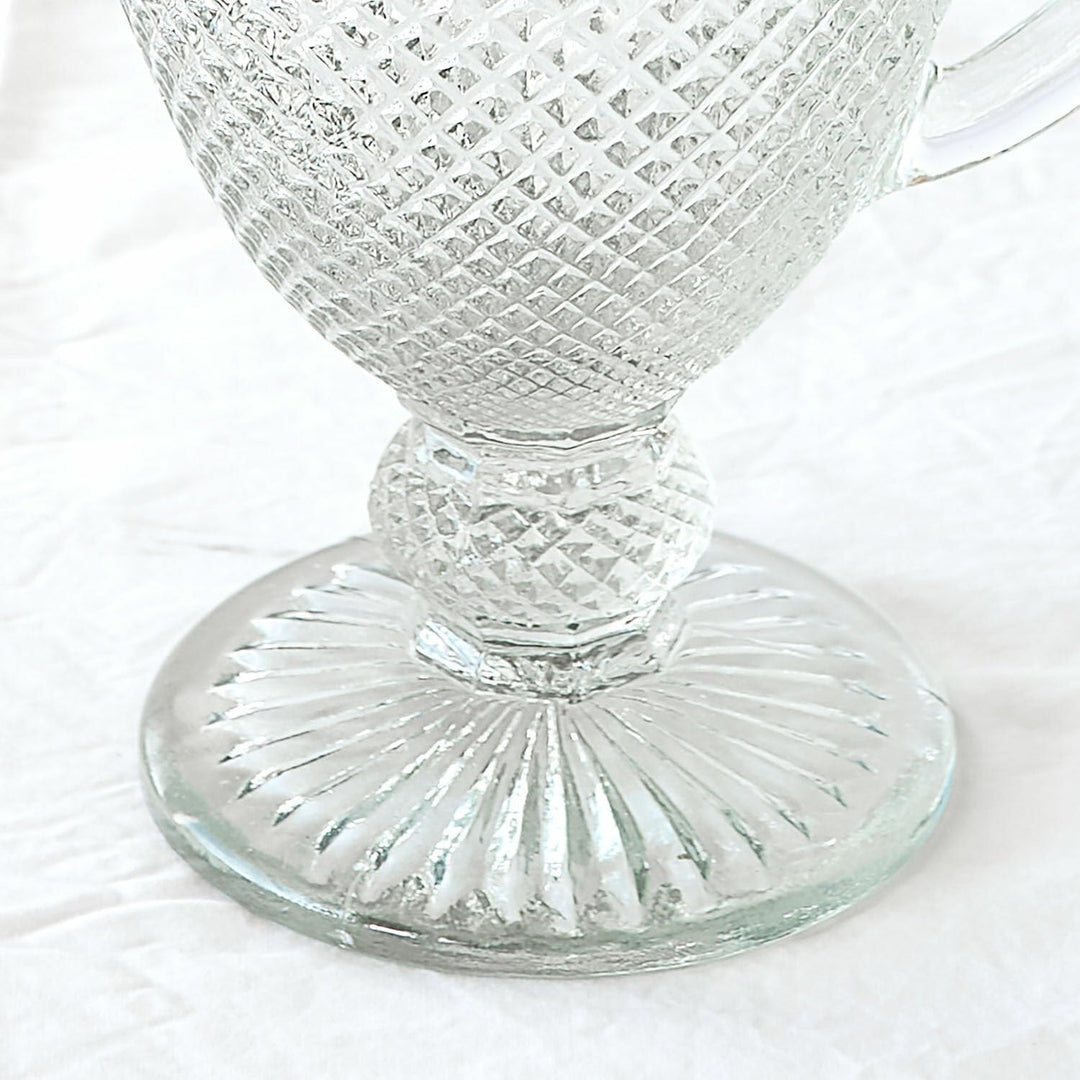 LOBERON Krug Santerre, Strukturiertes Diamantmuster, Spülmaschinenfest, Ergonomischer Henkel, Fasst