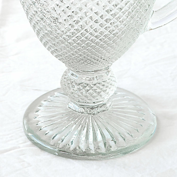 LOBERON Krug Santerre, Strukturiertes Diamantmuster, Spülmaschinenfest, Ergonomischer Henkel, Fasst