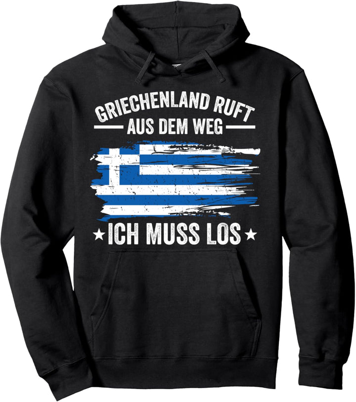 Griechenland Reise Kreta Ouzo Athen Mykonos Griechen Pullover Hoodie