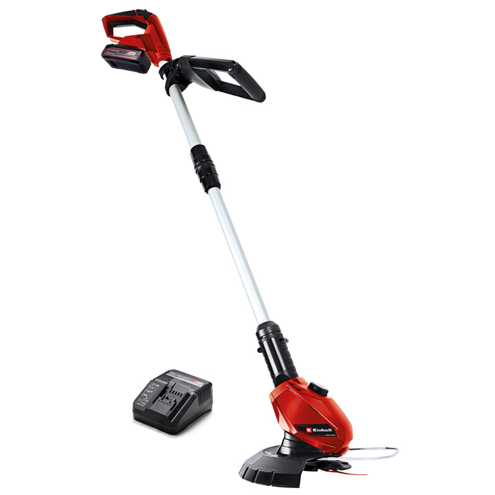 Einhell Akku-Rasentrimmer GE-CT 18 Li (1x 2,5 Ah) Power X-Change (18 V, Motorkopf drehbar und neigba