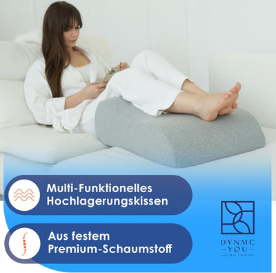 DYNMC you Venenkissen Beinhochlagerungskissen - Beinkissen für Entlastung der Beine - Lagerungskisse
