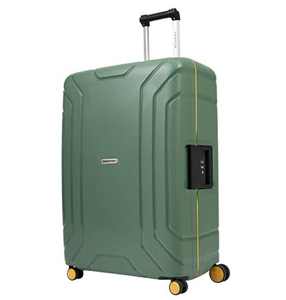 CarryOn Steward Hartschale Reisekoffer L - Koffer Dreipunkt Verschluss TSA (grün, L - 75cm) L - 75cm