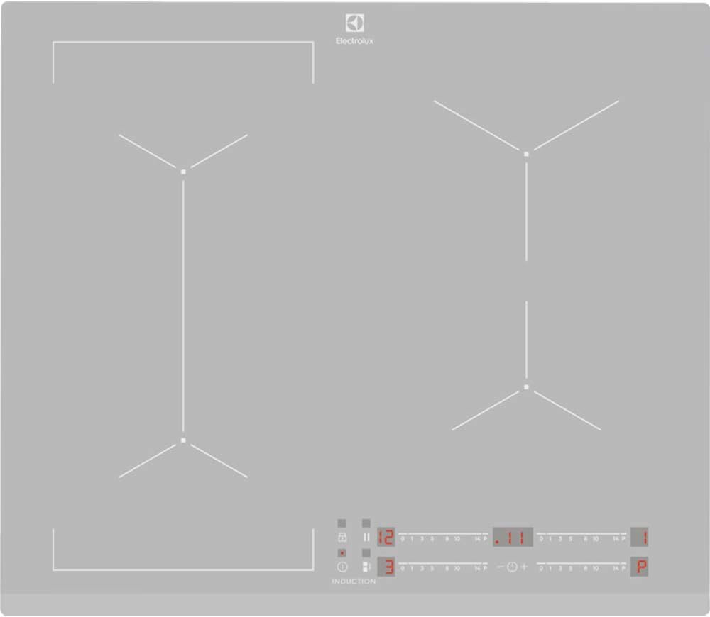 Electrolux EIV63440BS Induktionskochfeld, Glass