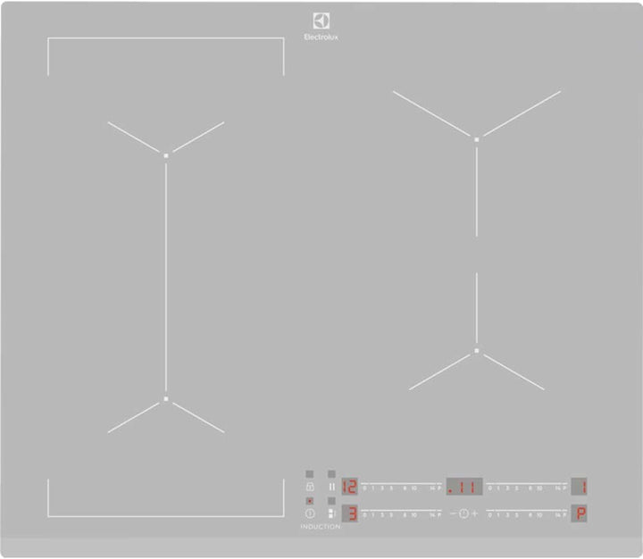 Electrolux EIV63440BS Induktionskochfeld, Glass