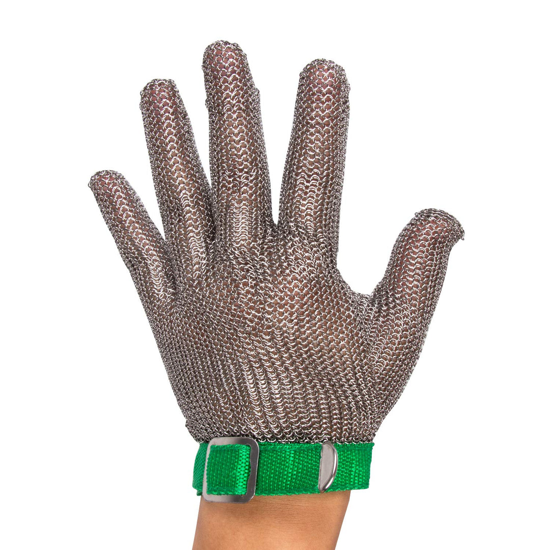 ThreeH Schnittschutzhandschuhe 304L Edelstahlgewebe Küchenmetzger arbeitet schneiden Schutzhandschuh