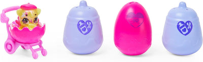 Hatchimals CollEGGtibles Shimmer Babies Multipack - mit 4 niedlichen Figuren und Baby-Überraschung,