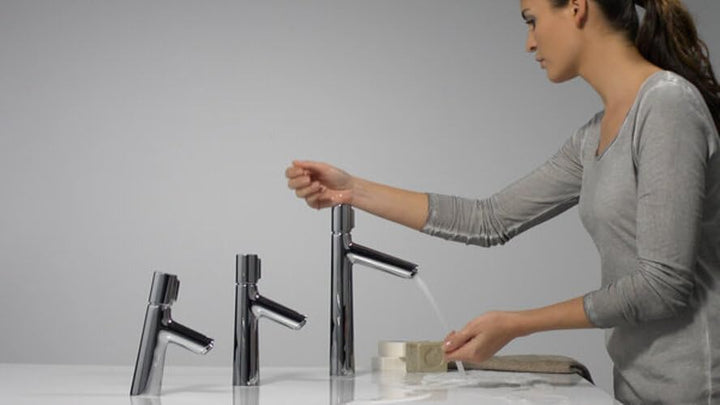hansgrohe Wasserhahn Talis Select S (Armatur mit Auslauf Höhe 190mm, ohne Ablaufgarnitur) Chrom Ausl