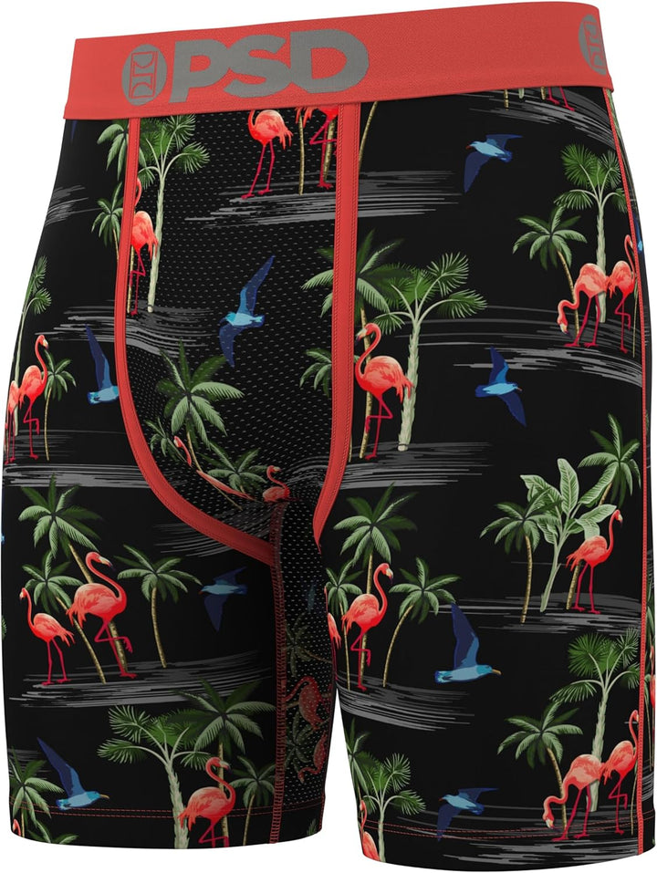 PSD | Herren-Boxershorts – Rich Tiger | Elastischer Mikrofaserbund | Atmungsaktiver Mikromesh-Einsat