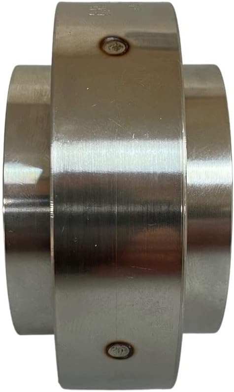 Boltza® V-Band Klemme + Flansche komplett Edelstahl extra Turboschlauch (44 mm) 1.75" Inch (44mm), 1