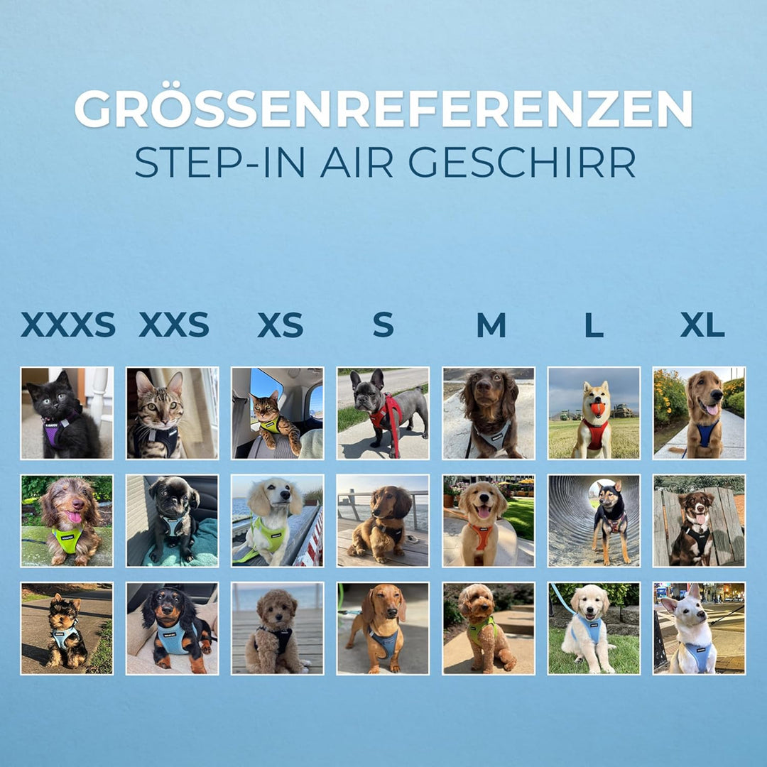 Voyager Step-In Air Hundegeschirr by Best Pet Supplies - All Weather Mesh Step in Vest Harness für k