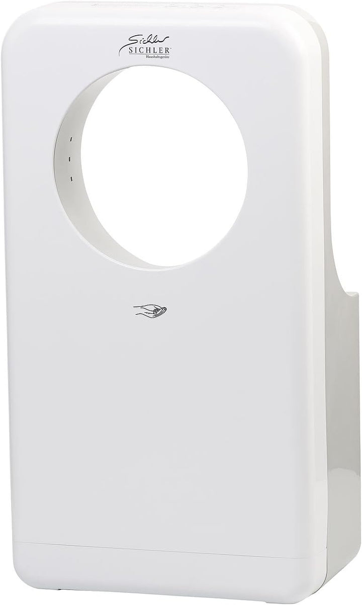 Sichler Haushaltsgeräte Händetrockner Gastro: Vollautomatischer Profi-Händetrockner mit LED-Beleucht