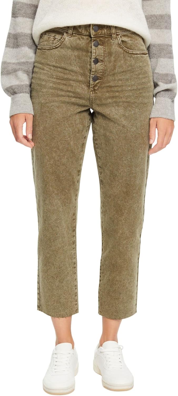ESPRIT Damen Hose, 350/Khaki Green