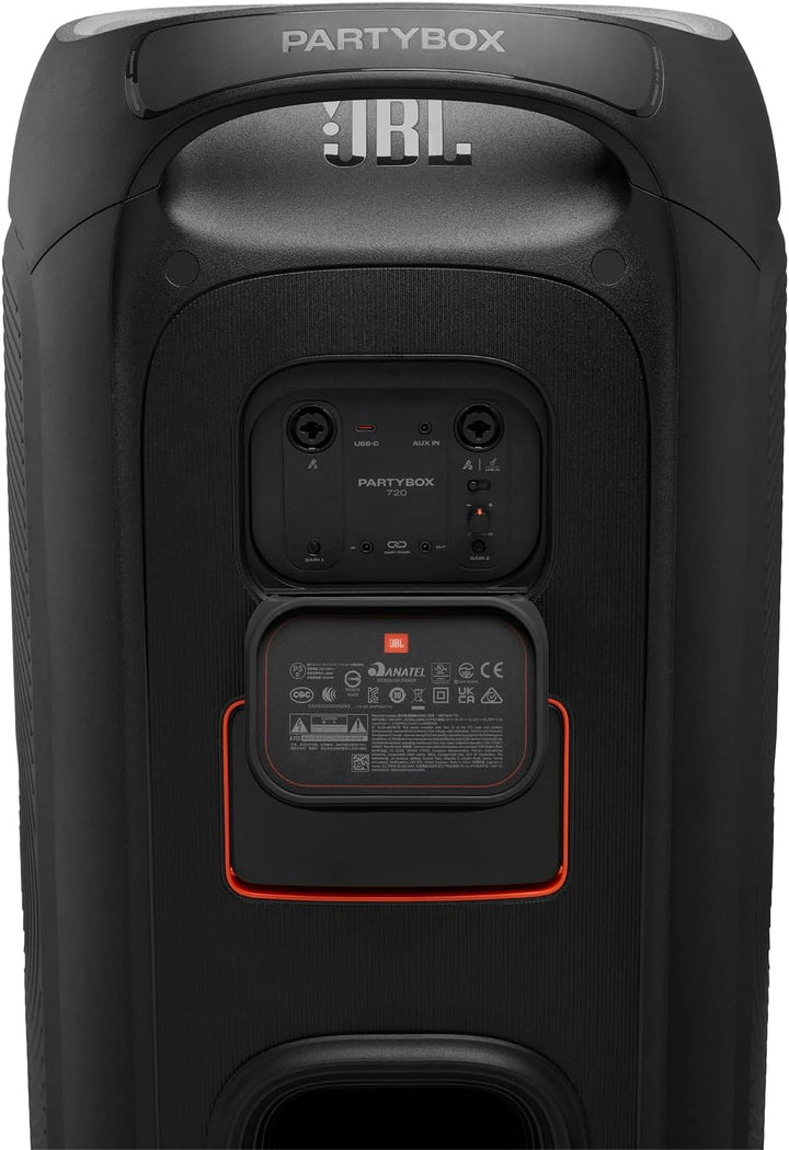 JBL PartyBox 720 Kabelloser Bluetooth-Partylautsprecher mit dynamischer Lichtshow, 15 Stunden Spielz