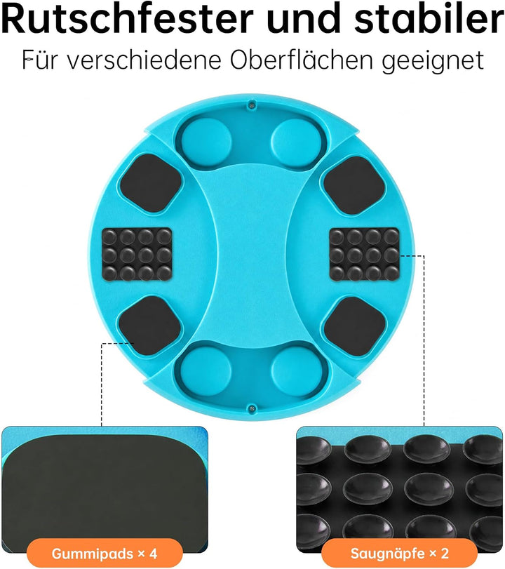 Hundepuzzle-Spielzeug, 2 Ebenen, Slow Feeder, Futterspender für Leckerlis, IQ-Training und Unterhalt